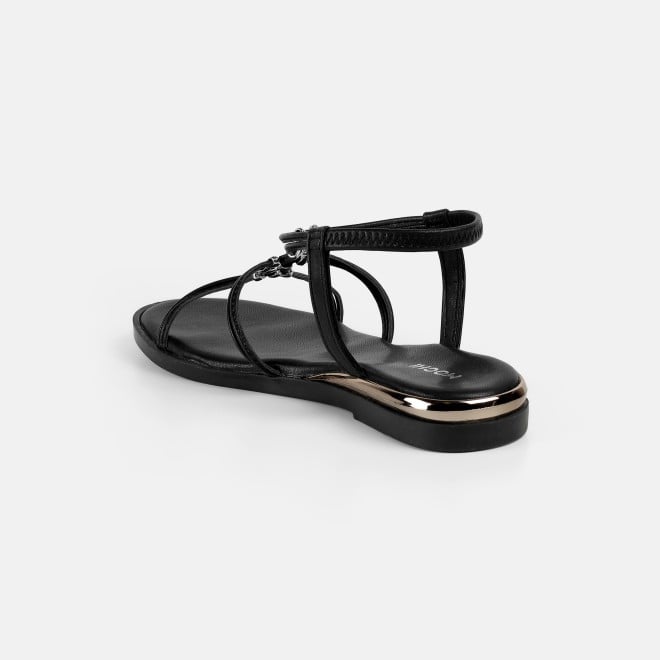 Mochi Women Black Casual Sandals (SKU: 33-1009-11-36)