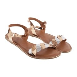 Women Gold Casual Sandals