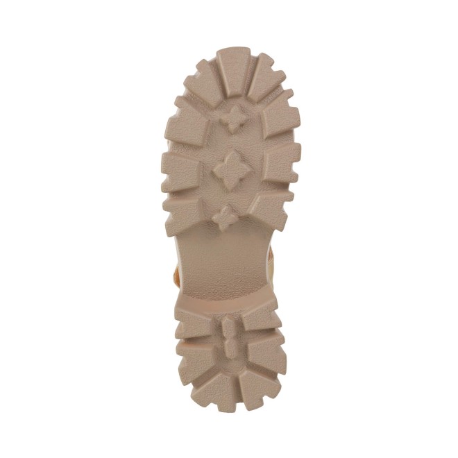 Mochi Women Gold Casual Sandals (SKU: 33-1043-15-38)