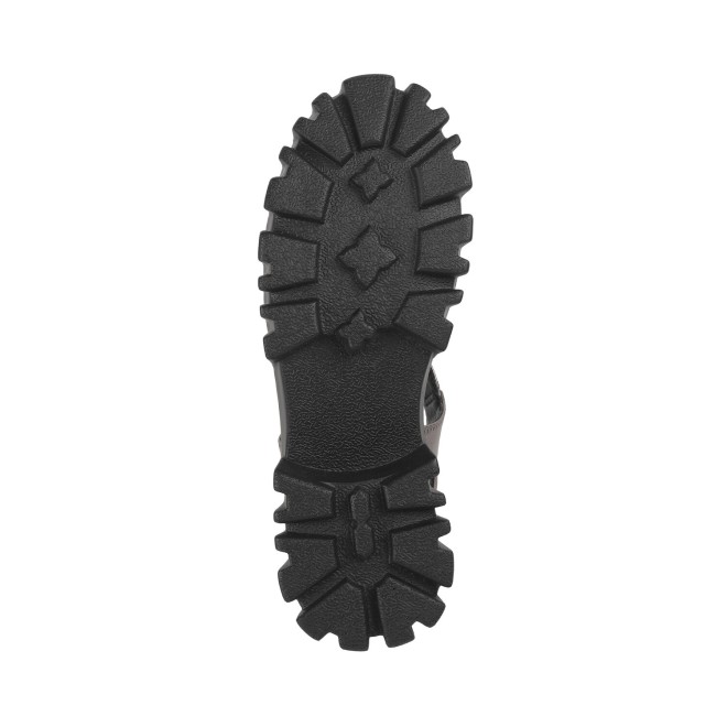 Mochi Women Gun-metal Casual Sandals (SKU: 33-1043-29-37)