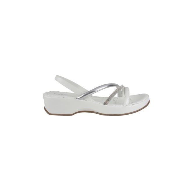 Mochi Women White Casual Sandals (SKU: 33-1114-16-36)