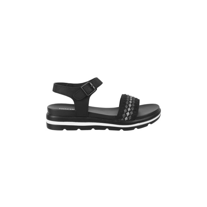 Mochi Women Black Casual Sandals (SKU: 33-1156-11-36)