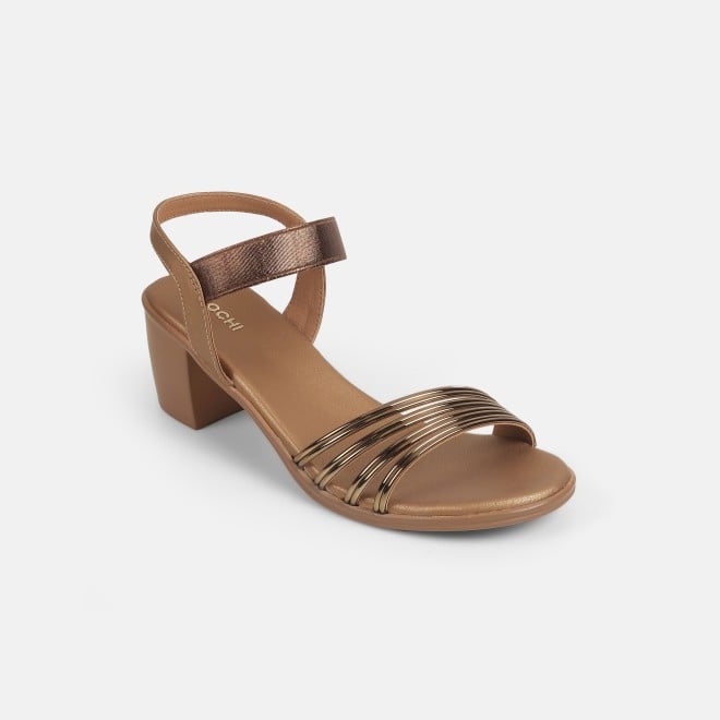 Mochi Women Antic-gold Casual Sandals