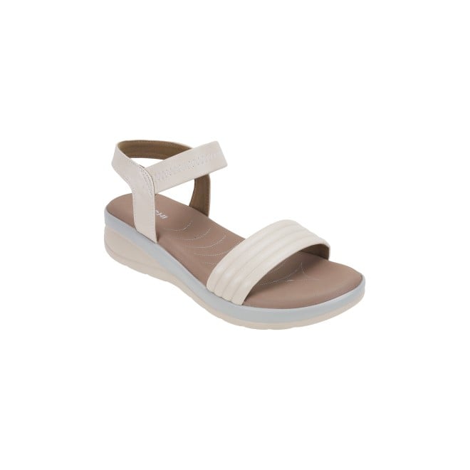 Mochi Women Beige Casual Sandals