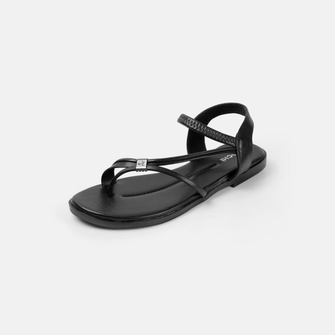 Mochi Women Black Casual Sandals (SKU: 33-1164-11-36)