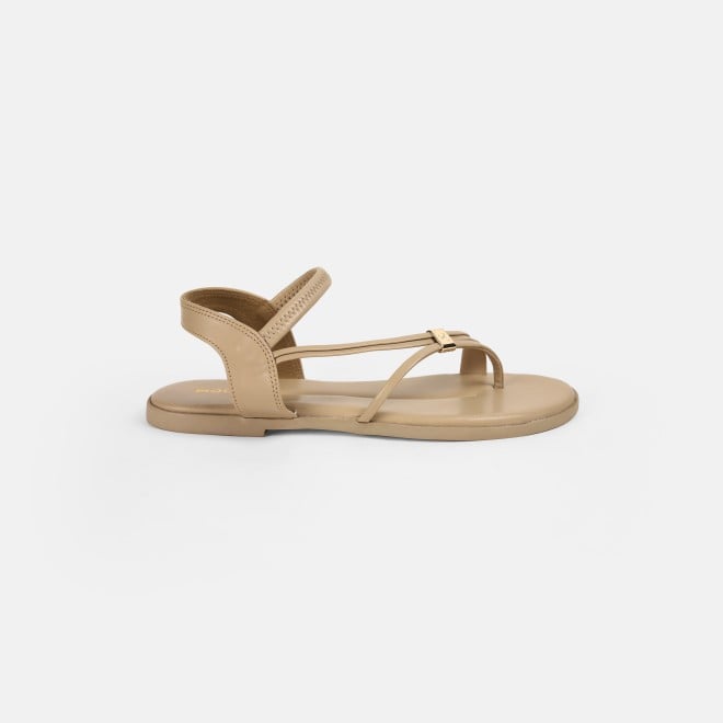 Mochi Women Rose-gold Casual Sandals (SKU: 33-1164-22-36)