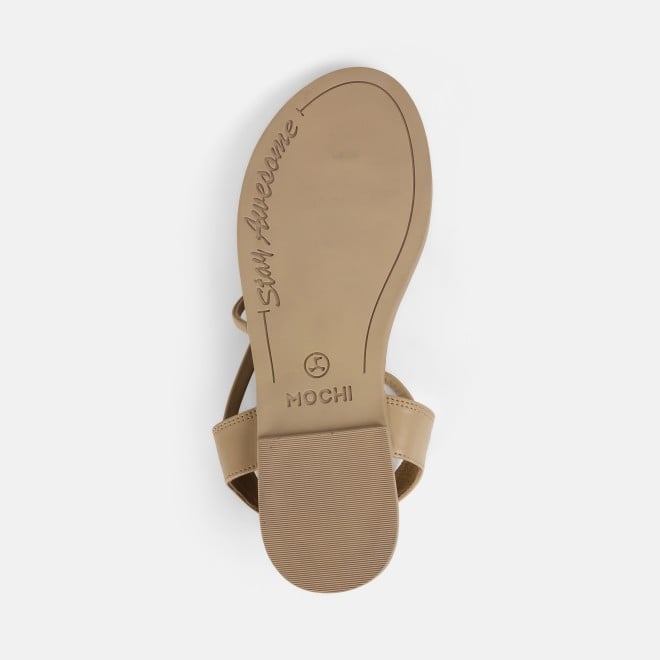 Mochi Women Rose-gold Casual Sandals (SKU: 33-1164-22-36)