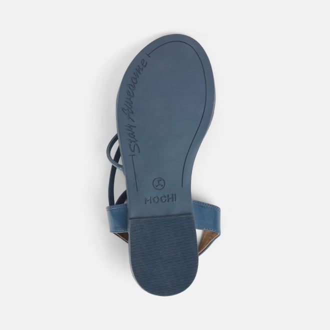 Mochi Women Blue Casual Sandals (SKU: 33-1164-45-37)