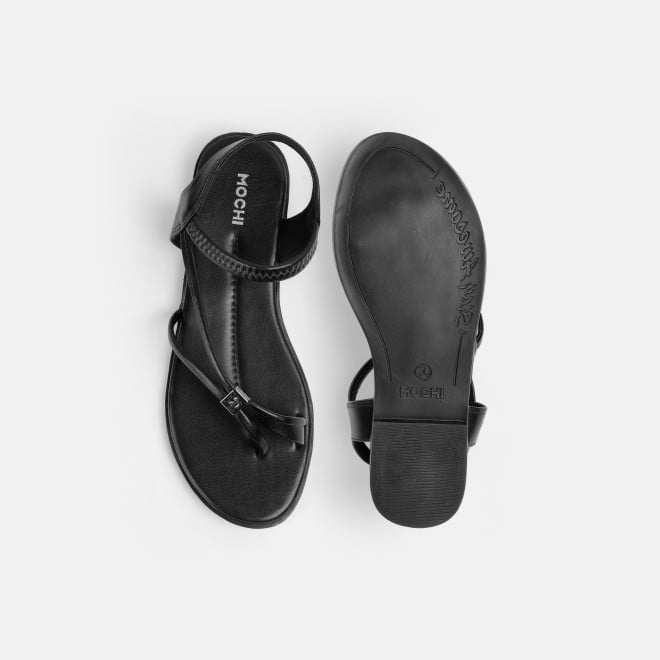 Mochi Women Black Casual Sandals (SKU: 33-1164-11-36)