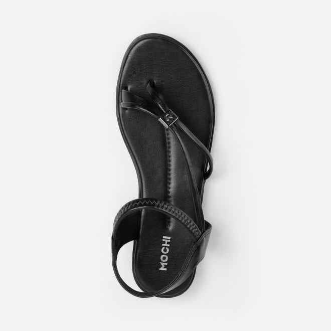 Mochi Women Black Casual Sandals (SKU: 33-1164-11-36)