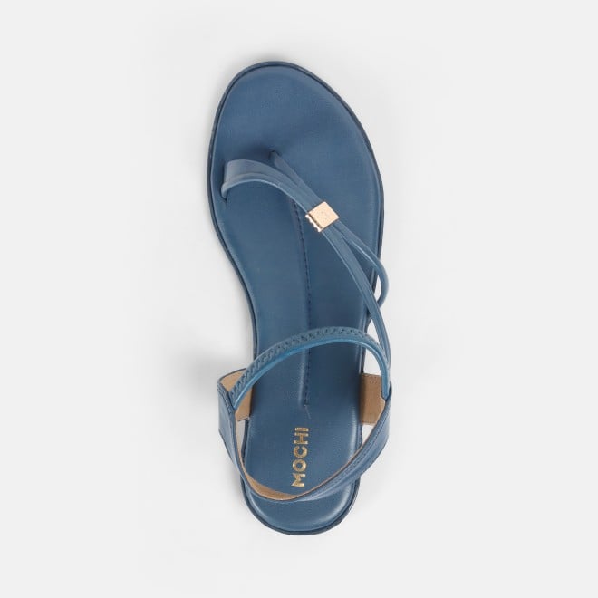 Mochi Women Blue Casual Sandals (SKU: 33-1164-45-37)