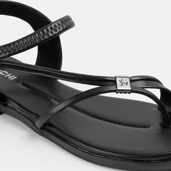 Mochi Women Black Casual Sandals (SKU: 33-1164-11-36)