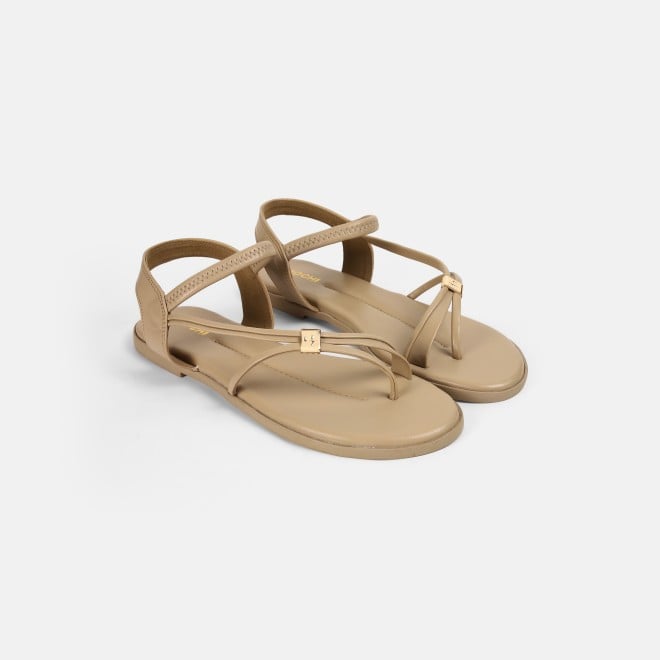 Mochi Women Rose-gold Casual Sandals (SKU: 33-1164L-22-42)