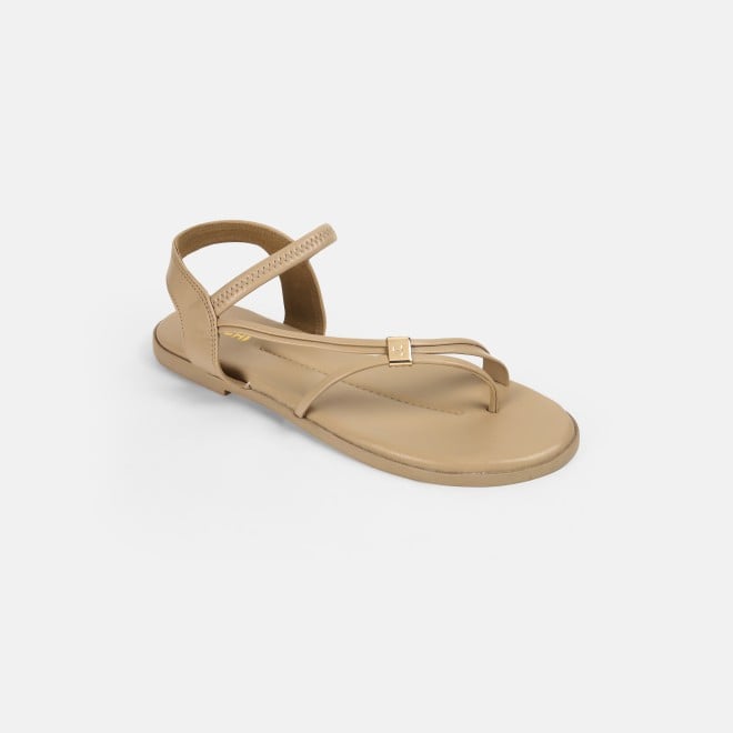 Mochi Women Rose-gold Casual Sandals