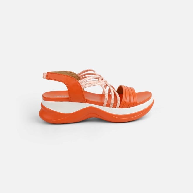 Mochi Women Orange Casual Sandals (SKU: 33-1166L-25-42)