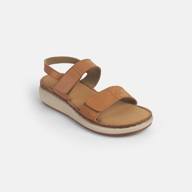 Mochi Women Tan Casual Sandals