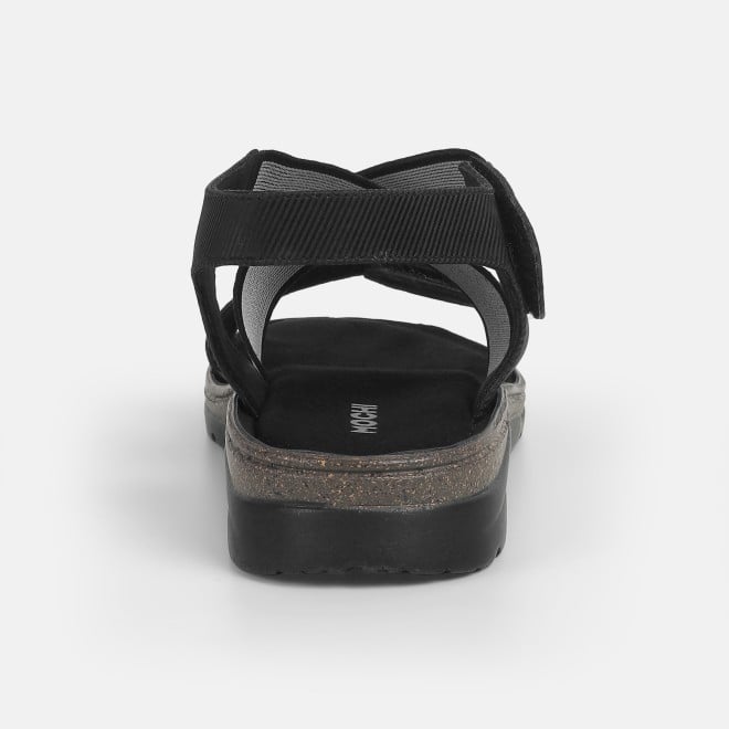Mochi Women Black Casual Sandals (SKU: 33-1182-11-36)