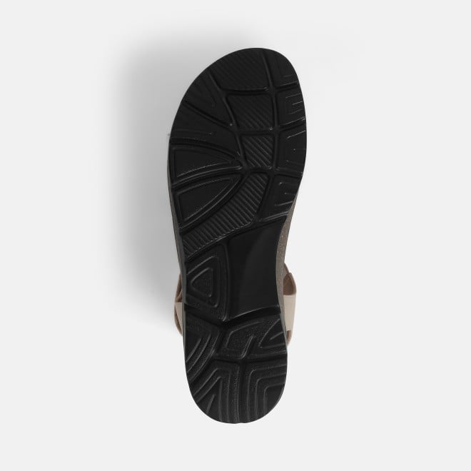 Mochi Women Beige Casual Sandals (SKU: 33-1182-20-36)
