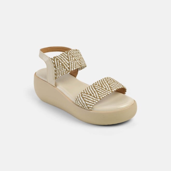 Mochi Women Beige Casual Slippers (SKU: 33-1200-20-36)