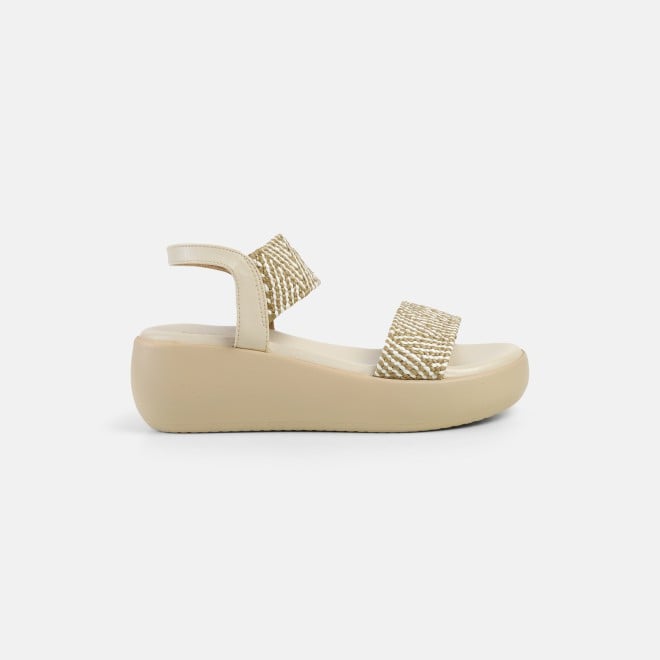 Mochi Women Beige Casual Slippers (SKU: 33-1200-20-36)