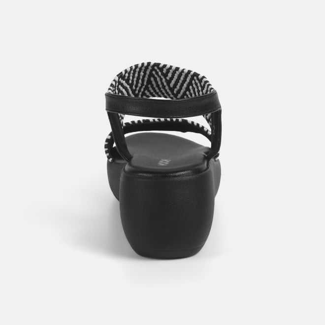 Mochi Women Black Casual Sandals (SKU: 33-1200-11-36)