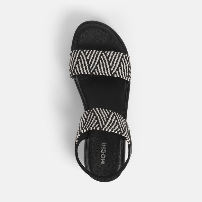 Mochi Women Black Casual Sandals (SKU: 33-1200-11-36)