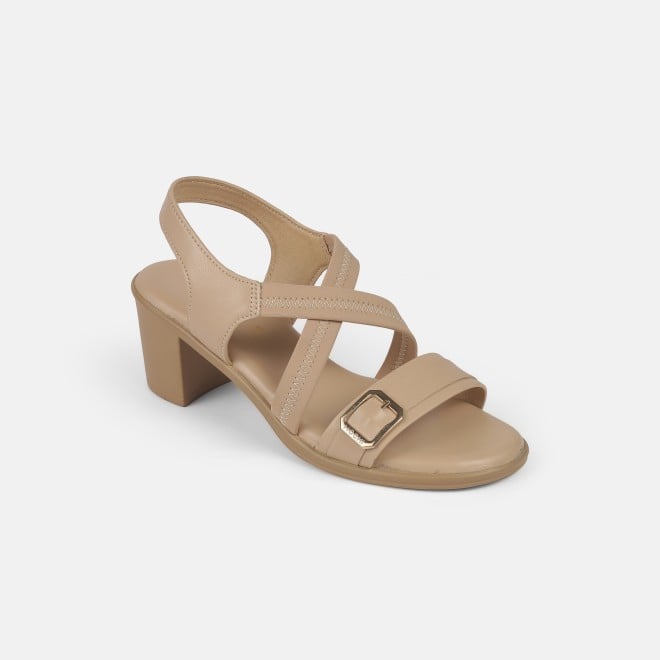 Mochi Women Beige Casual Sandals (SKU: 33-1206-20-36)
