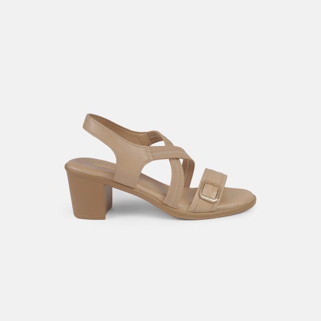 Mochi Women Beige Casual Sandals (SKU: 33-1206-20-36)
