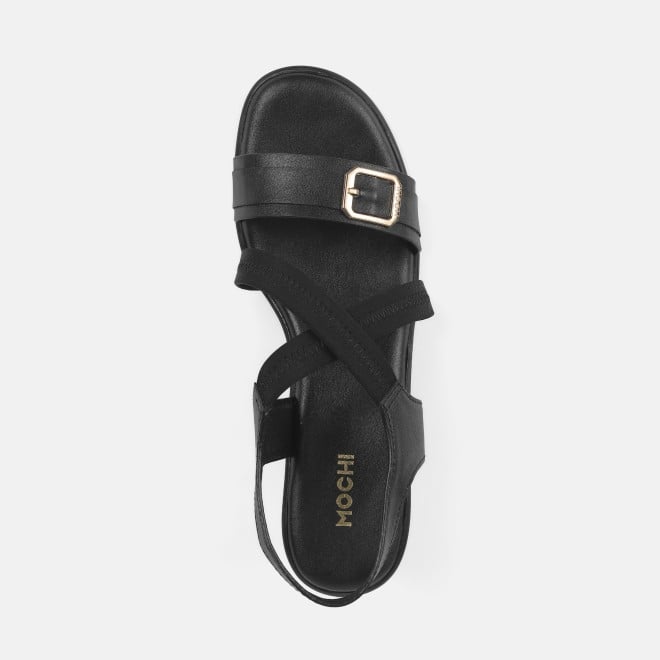Mochi Women Black Casual Sandals (SKU: 33-1206-11-36)