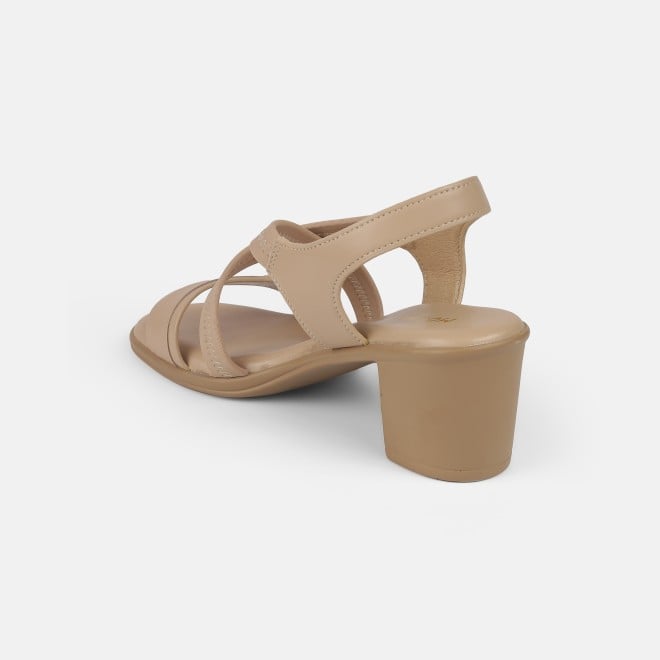 Mochi Women Beige Casual Sandals (SKU: 33-1206-20-36)