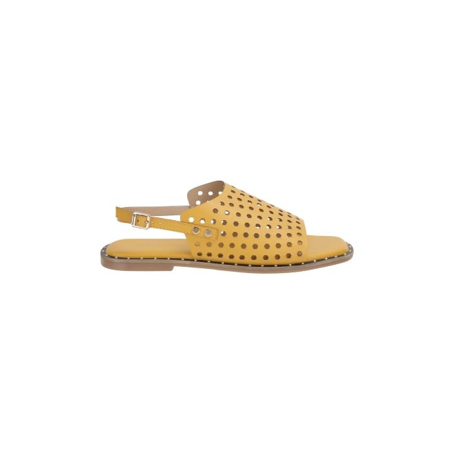 Mochi Women Yellow Casual Sandals (SKU: 33-1209-33-36)