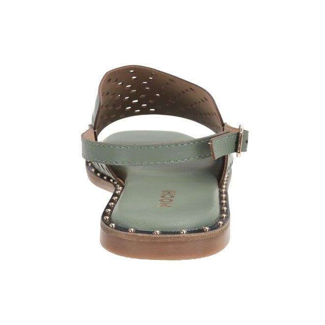 Mochi Women Green Casual Sandals (SKU: 33-1209-21-37)