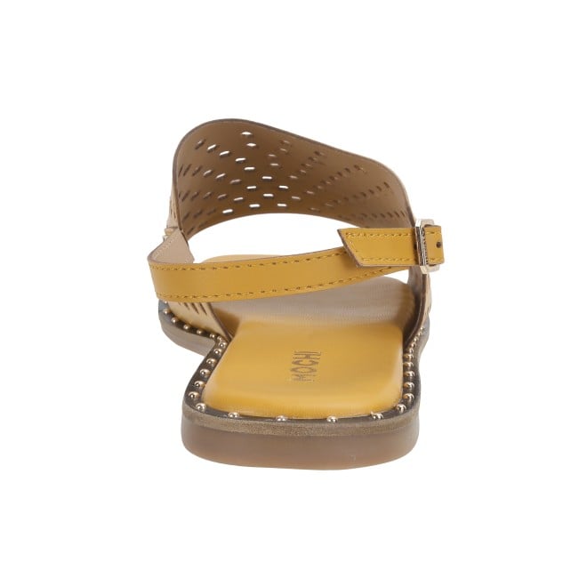 Mochi Women Yellow Casual Sandals (SKU: 33-1209-33-36)