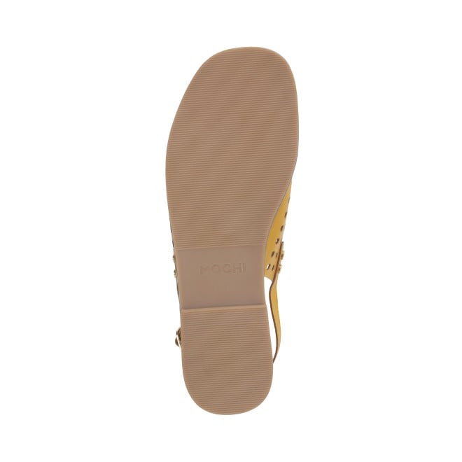 Mochi Women Yellow Casual Sandals (SKU: 33-1209-33-36)