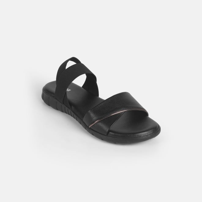 Mochi Women Black Casual Sandals (SKU: 33-1216-11-36)