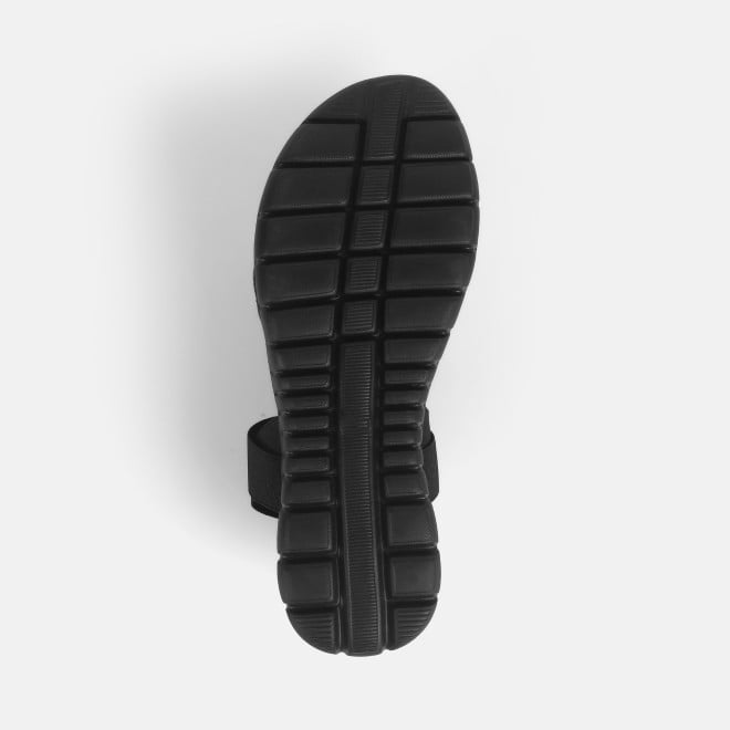 Mochi Women Black Casual Sandals (SKU: 33-1216-11-36)