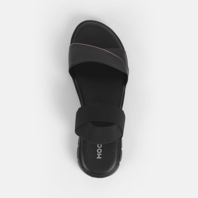 Mochi Women Black Casual Sandals (SKU: 33-1216-11-36)