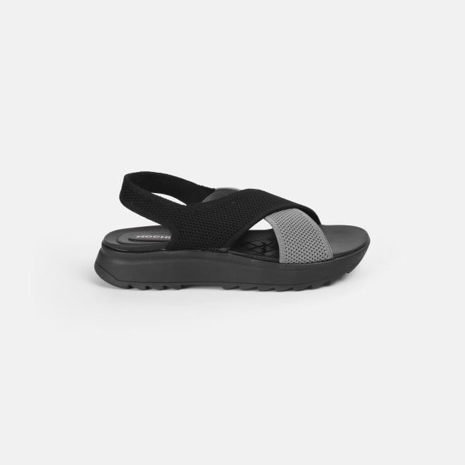 Mochi Women Black Casual Sandals (SKU: 33-1218-11-36)