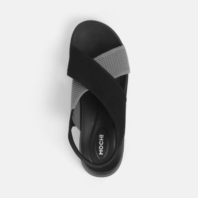 Mochi Women Black Casual Sandals (SKU: 33-1218-11-36)
