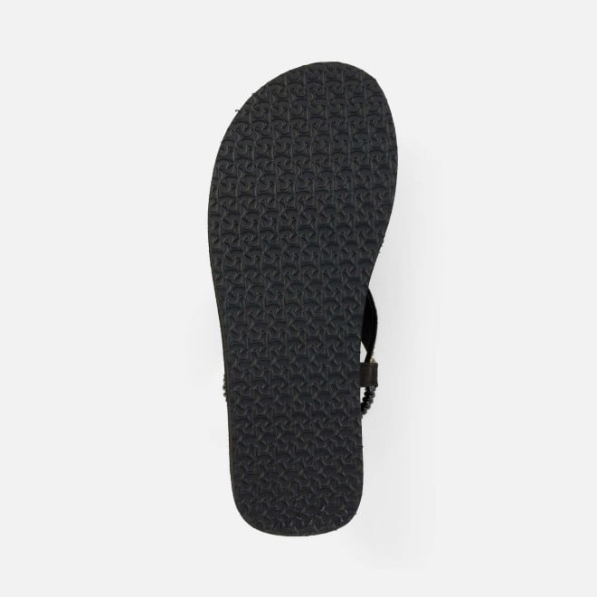 Mochi Women Black Casual Sandals (SKU: 33-1219-11-36)