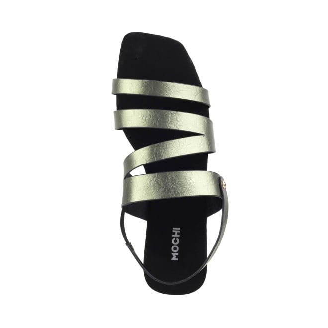 Mochi Women Green Casual Sandals (SKU: 33-122-21-36)