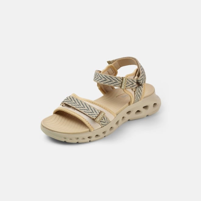 Mochi Women Beige Casual Sandals (SKU: 33-1221-20-36)