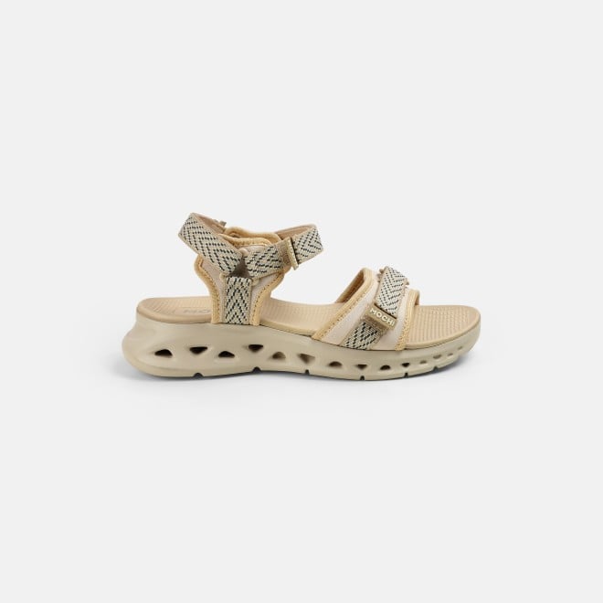 Mochi Women Beige Casual Sandals (SKU: 33-1221-20-36)