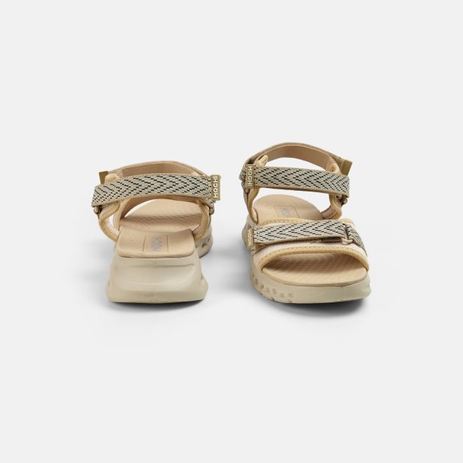 Mochi Women Beige Casual Sandals (SKU: 33-1221-20-36)