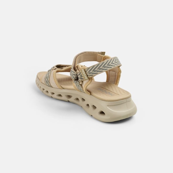 Mochi Women Beige Casual Sandals (SKU: 33-1221-20-36)