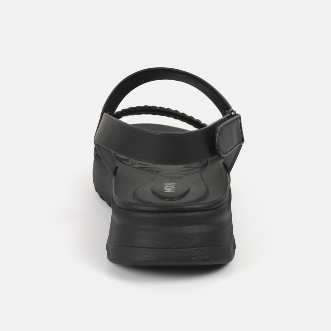 Mochi Women Black Casual Sandals (SKU: 33-1223-11-36)
