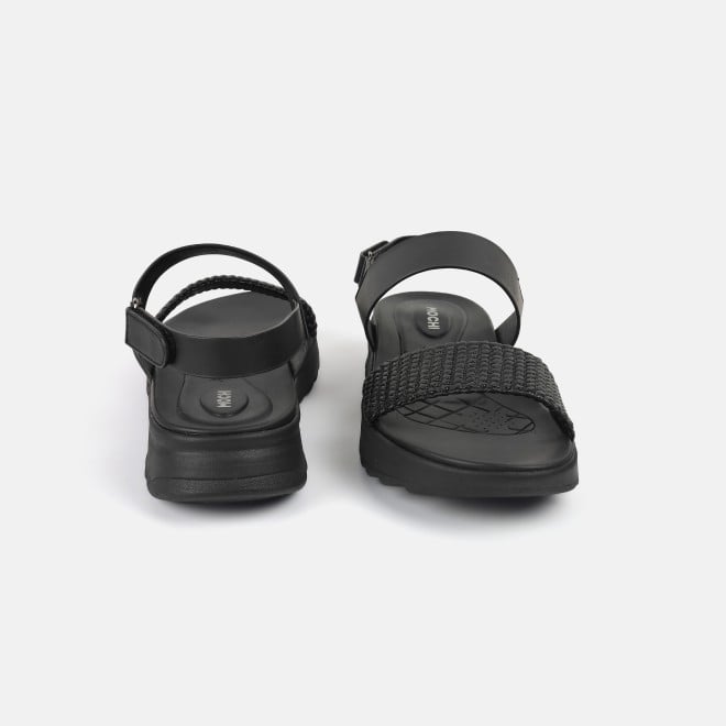 Mochi Women Black Casual Sandals (SKU: 33-1223-11-36)