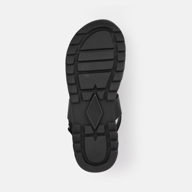 Mochi Women Black Casual Sandals (SKU: 33-1223-11-36)