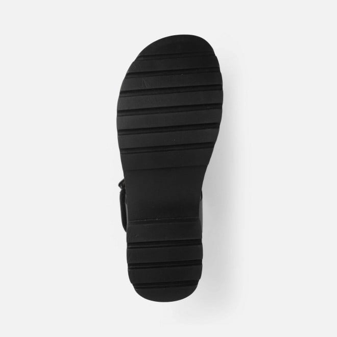 Mochi Women Black Casual Sandals (SKU: 33-1224-11-36)