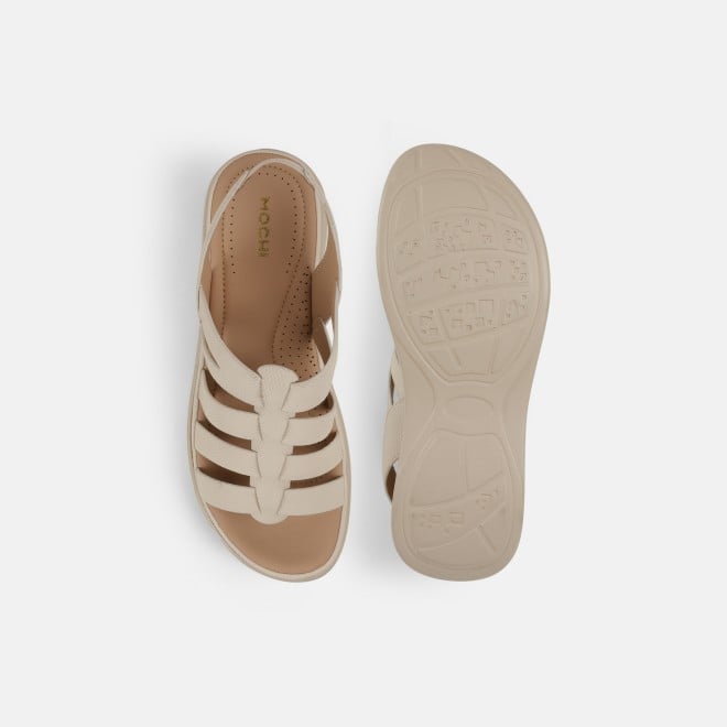 Mochi Women Off-white Casual Sandals (SKU: 33-1227-66-36)